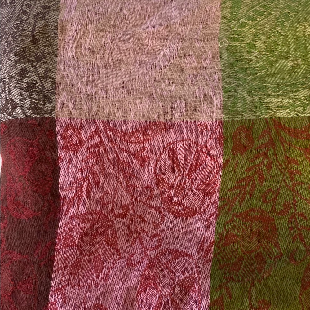 Patchwork Pashmina - Multi Color - image 2